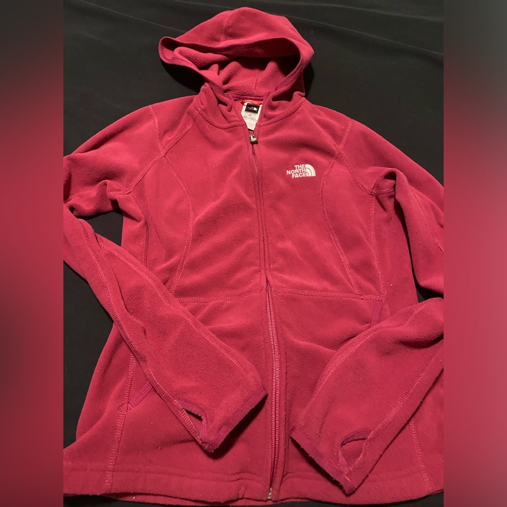 North face fleece zip up
